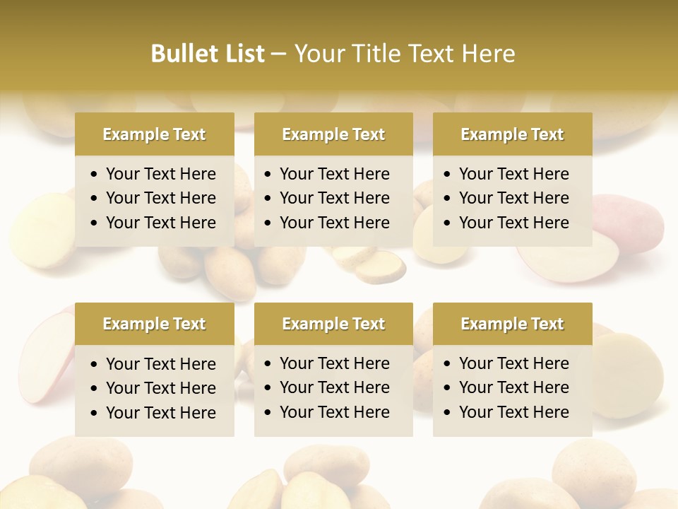 Organic Vegetarian Slice PowerPoint Template