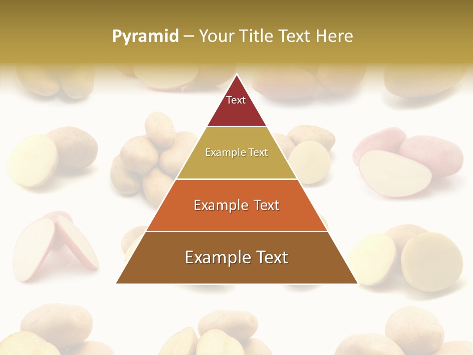 Organic Vegetarian Slice PowerPoint Template