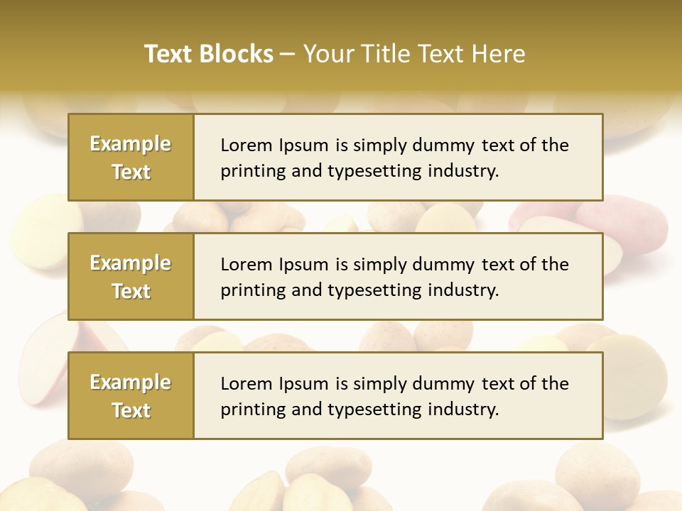 Organic Vegetarian Slice PowerPoint Template
