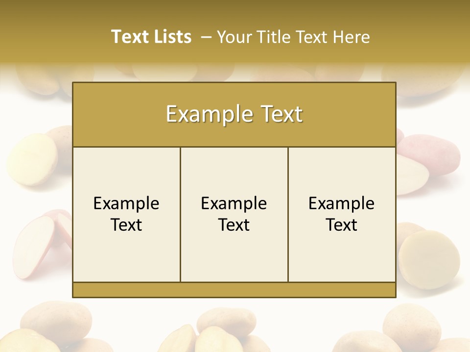 Organic Vegetarian Slice PowerPoint Template