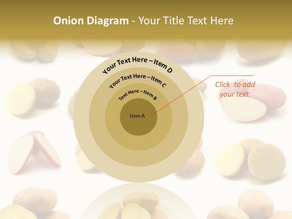 Organic Vegetarian Slice PowerPoint Template
