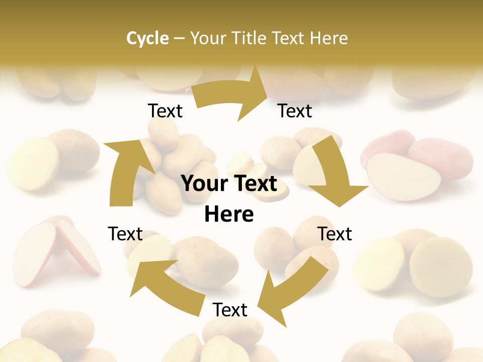Organic Vegetarian Slice PowerPoint Template