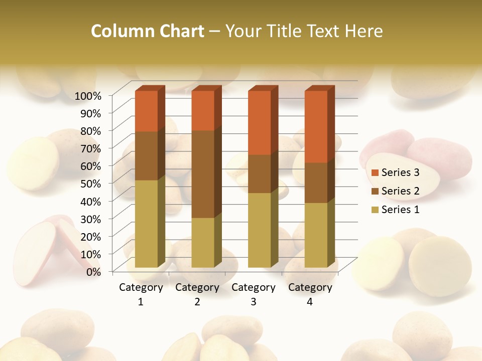 Organic Vegetarian Slice PowerPoint Template