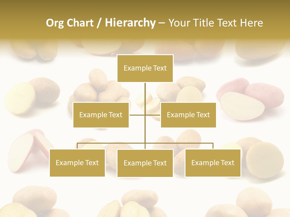 Organic Vegetarian Slice PowerPoint Template