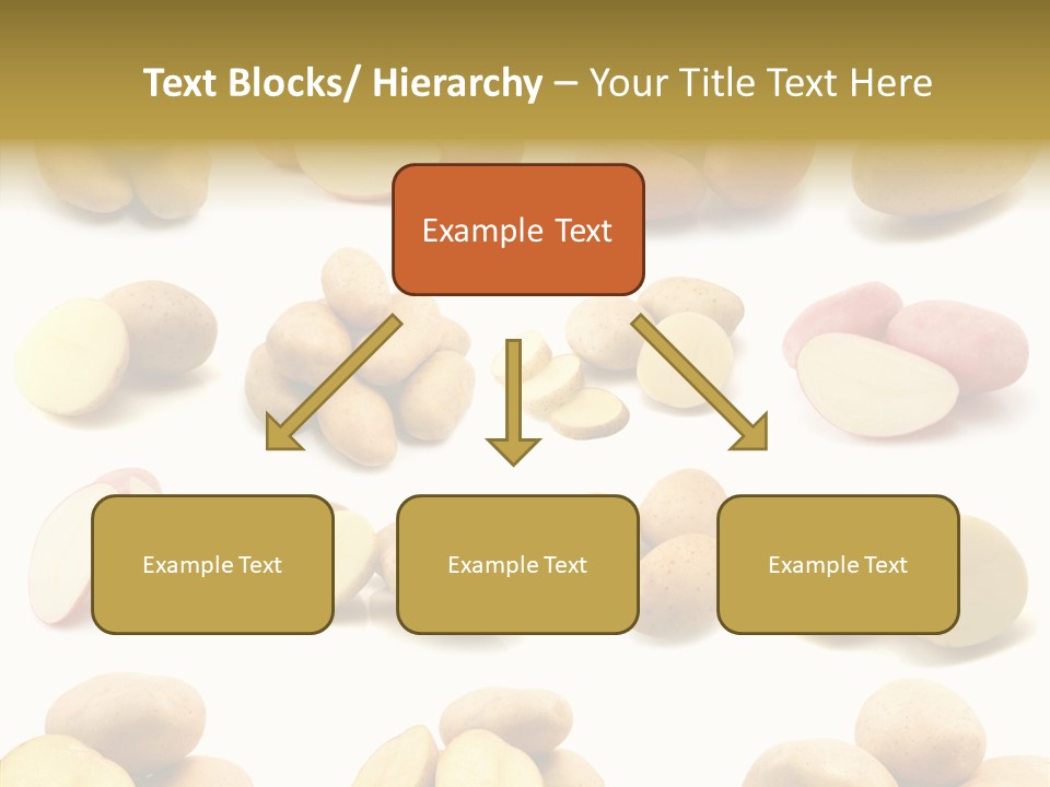 Organic Vegetarian Slice PowerPoint Template