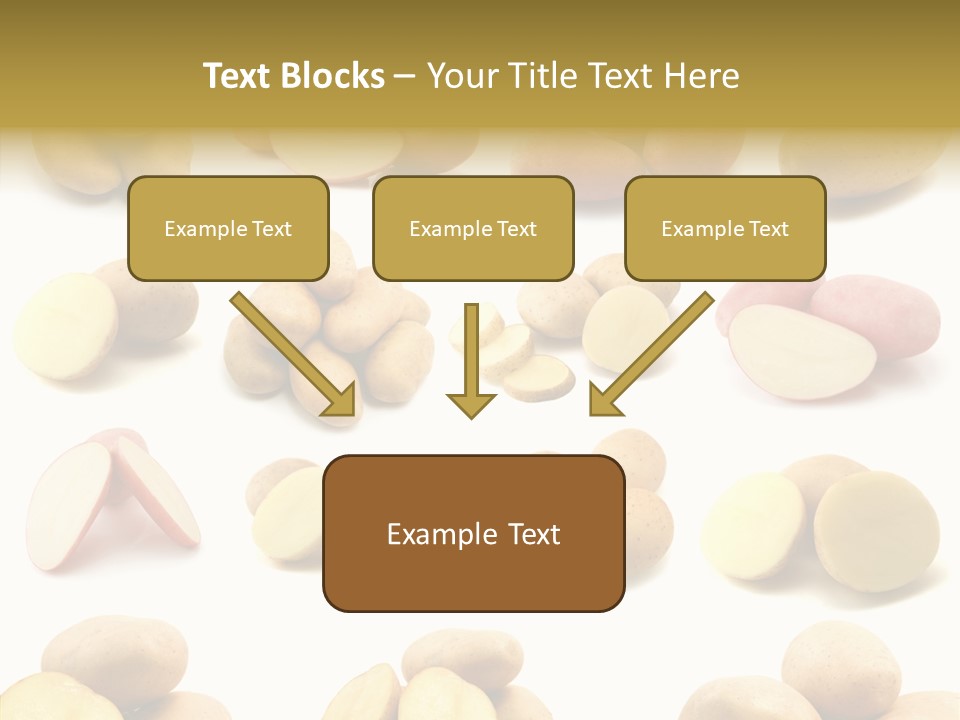 Organic Vegetarian Slice PowerPoint Template