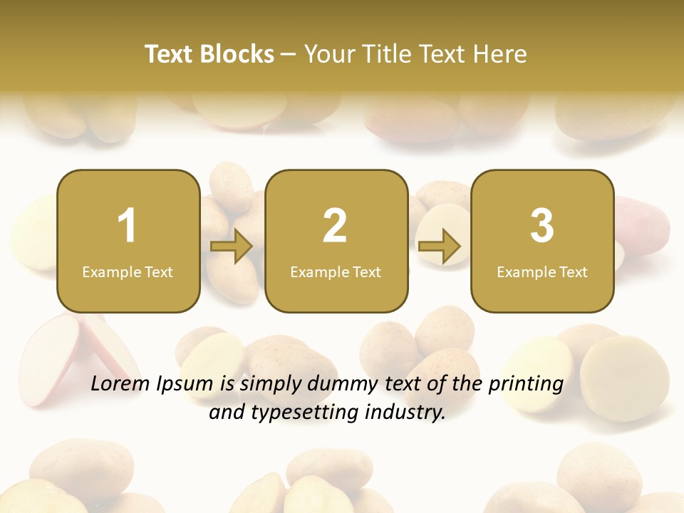 Organic Vegetarian Slice PowerPoint Template