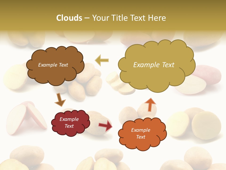 Organic Vegetarian Slice PowerPoint Template