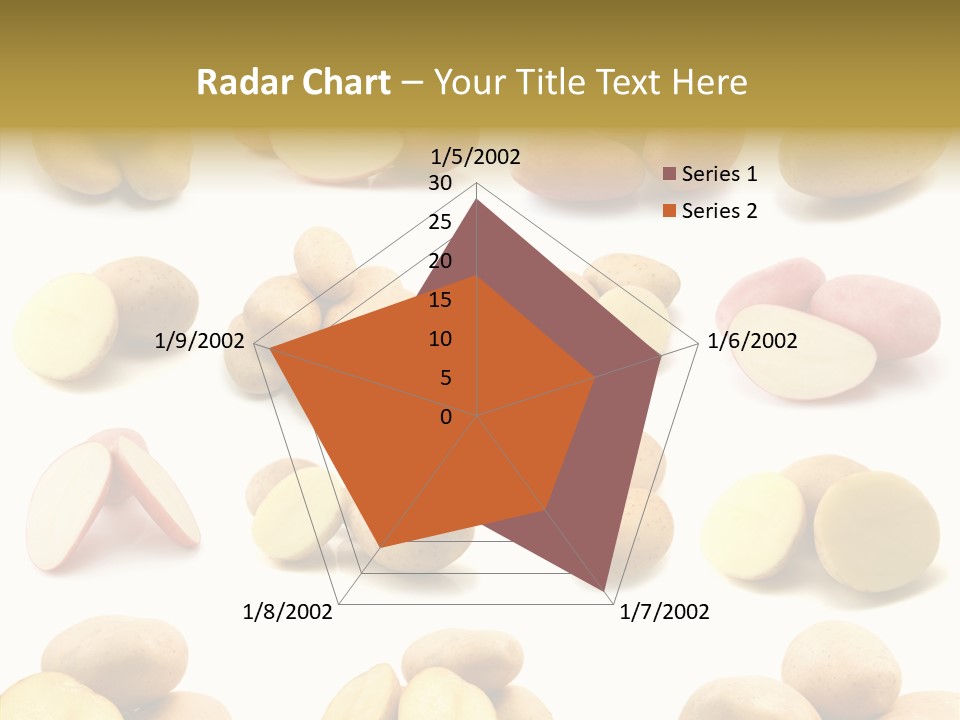 Organic Vegetarian Slice PowerPoint Template