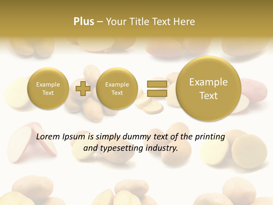 Organic Vegetarian Slice PowerPoint Template