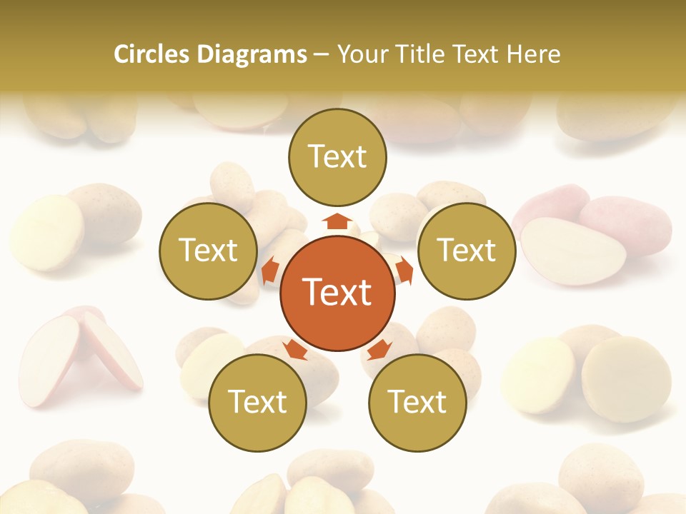 Organic Vegetarian Slice PowerPoint Template