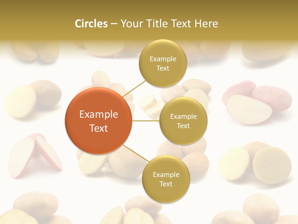 Organic Vegetarian Slice PowerPoint Template