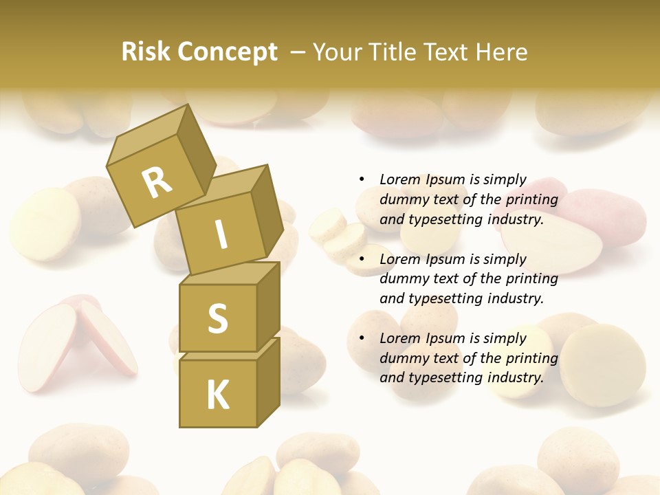 Organic Vegetarian Slice PowerPoint Template