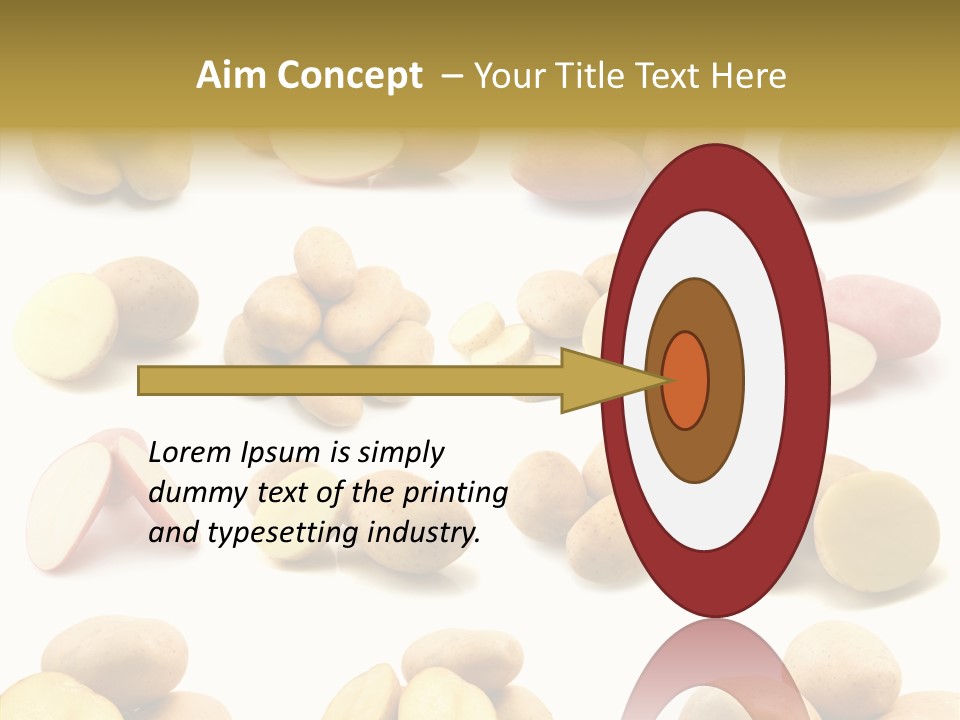 Organic Vegetarian Slice PowerPoint Template