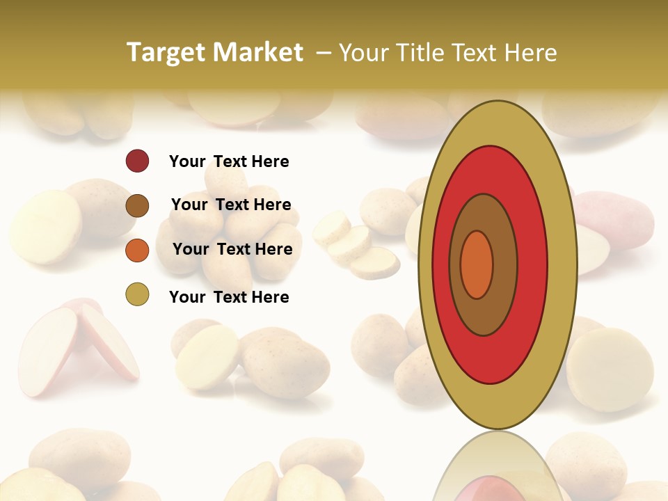 Organic Vegetarian Slice PowerPoint Template