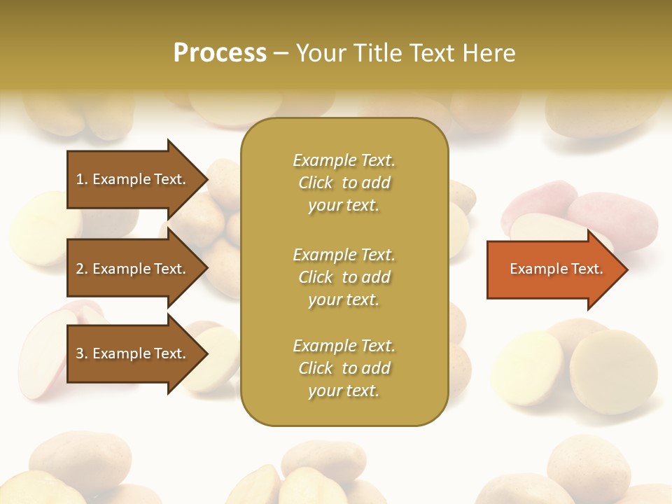 Organic Vegetarian Slice PowerPoint Template