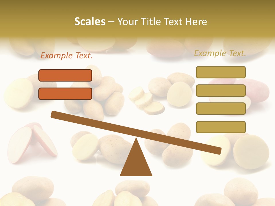 Organic Vegetarian Slice PowerPoint Template