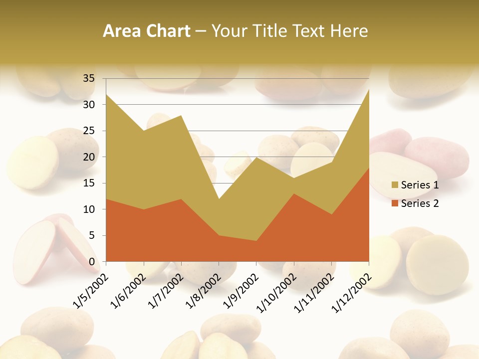 Organic Vegetarian Slice PowerPoint Template