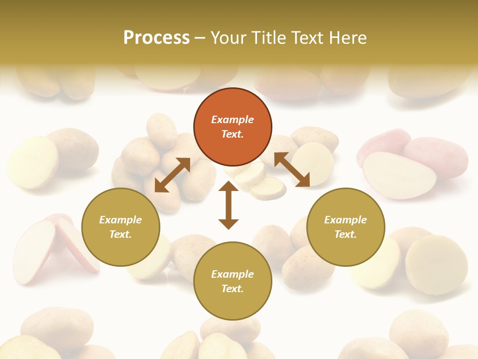 Organic Vegetarian Slice PowerPoint Template