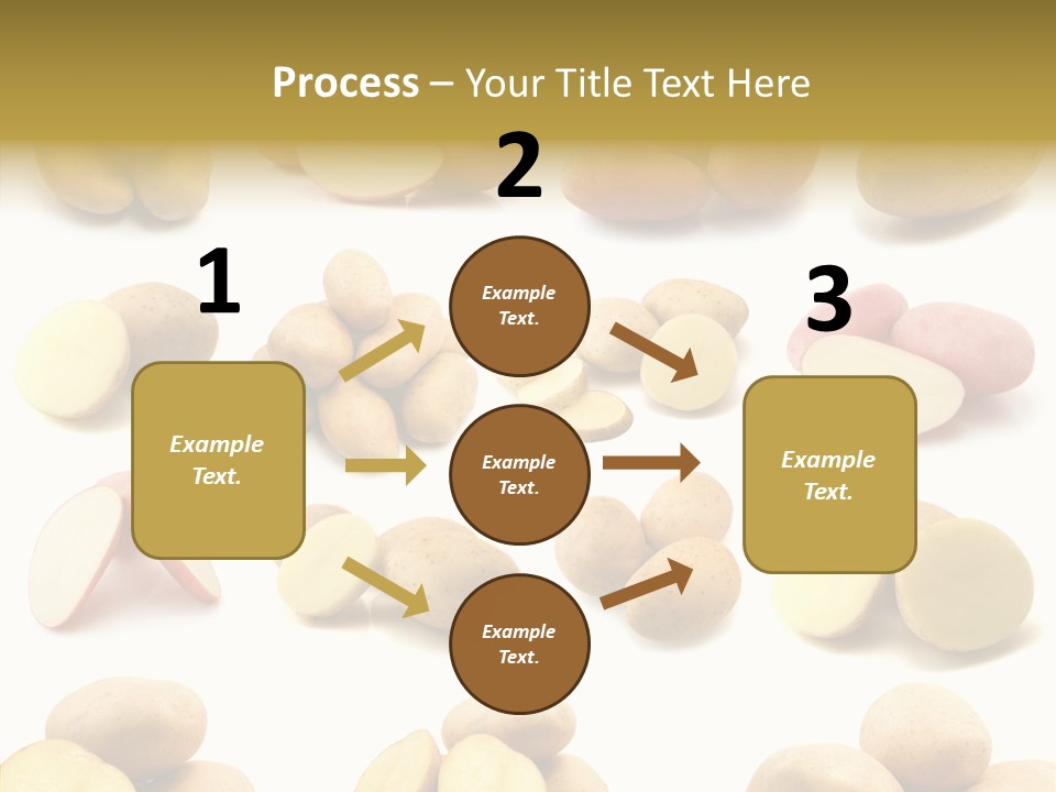 Organic Vegetarian Slice PowerPoint Template