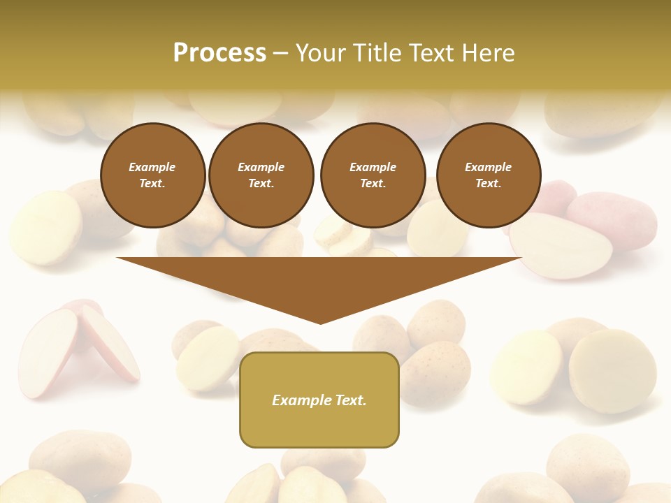 Organic Vegetarian Slice PowerPoint Template