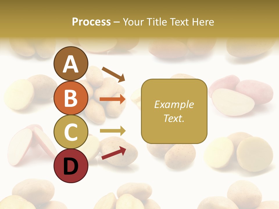 Organic Vegetarian Slice PowerPoint Template