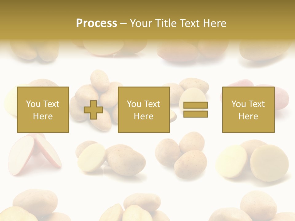 Organic Vegetarian Slice PowerPoint Template