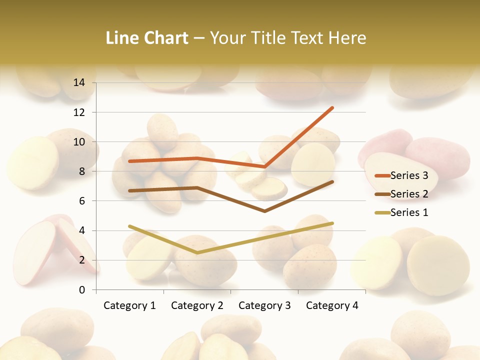Organic Vegetarian Slice PowerPoint Template