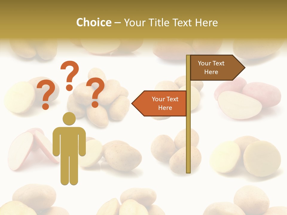 Organic Vegetarian Slice PowerPoint Template