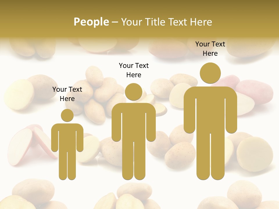 Organic Vegetarian Slice PowerPoint Template