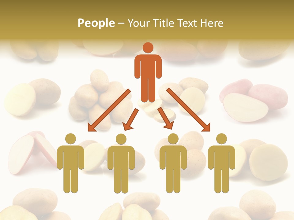 Organic Vegetarian Slice PowerPoint Template