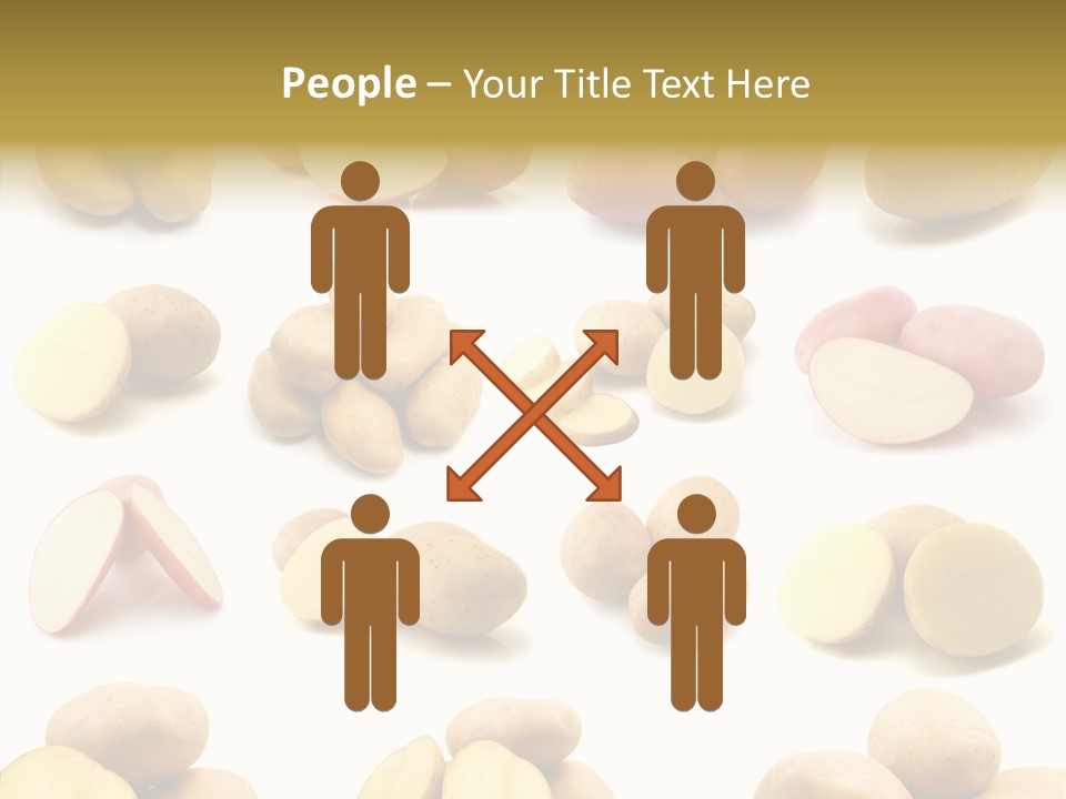 Organic Vegetarian Slice PowerPoint Template