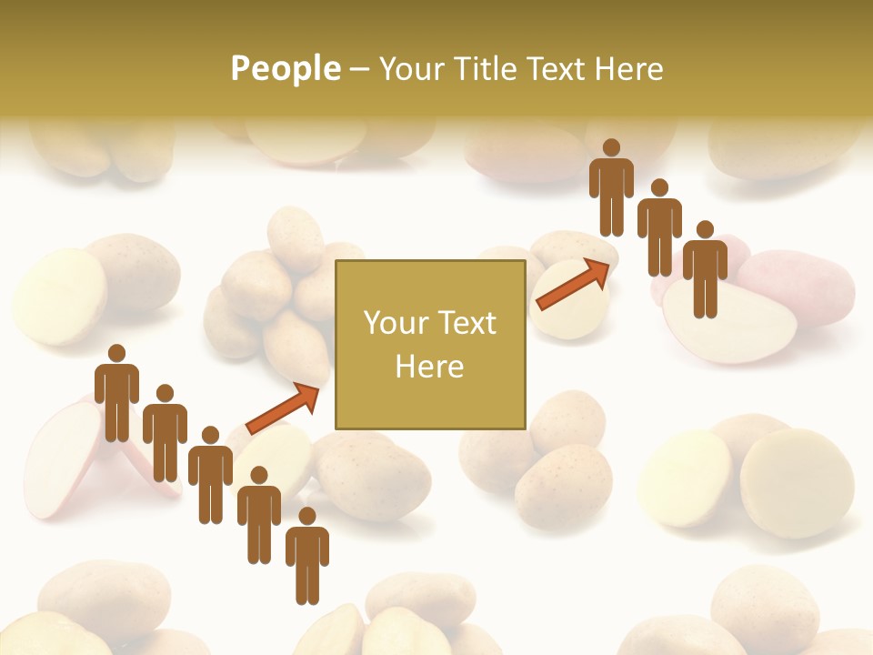 Organic Vegetarian Slice PowerPoint Template