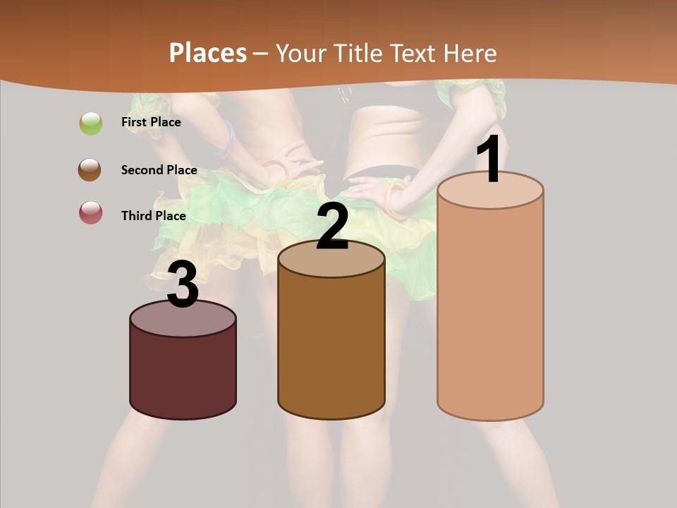 Elegance Graceful Posing PowerPoint Template
