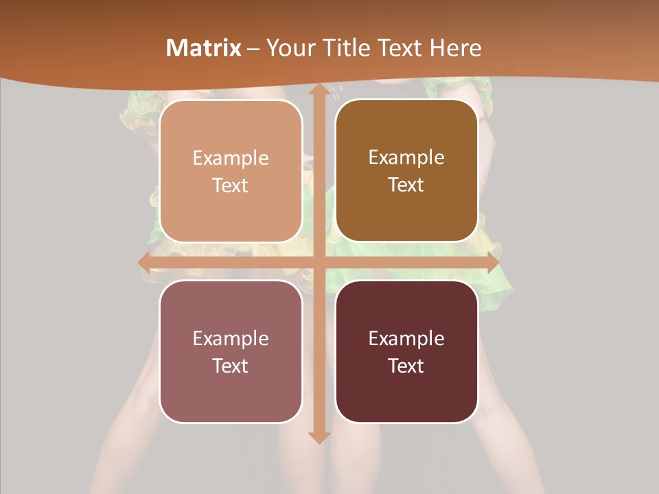 Elegance Graceful Posing PowerPoint Template