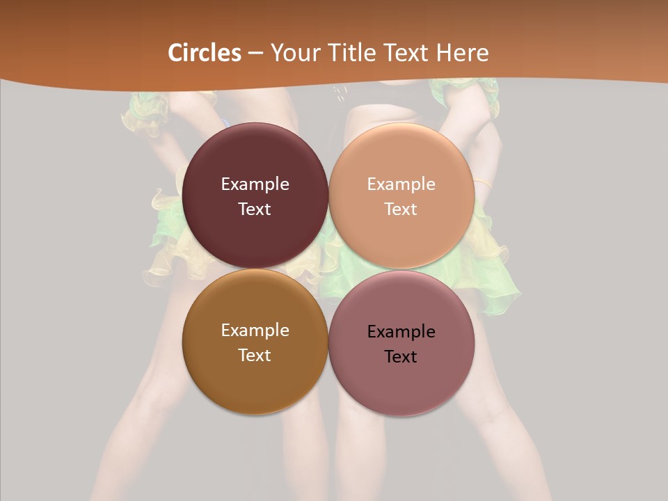 Elegance Graceful Posing PowerPoint Template