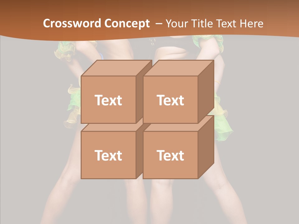 Elegance Graceful Posing PowerPoint Template