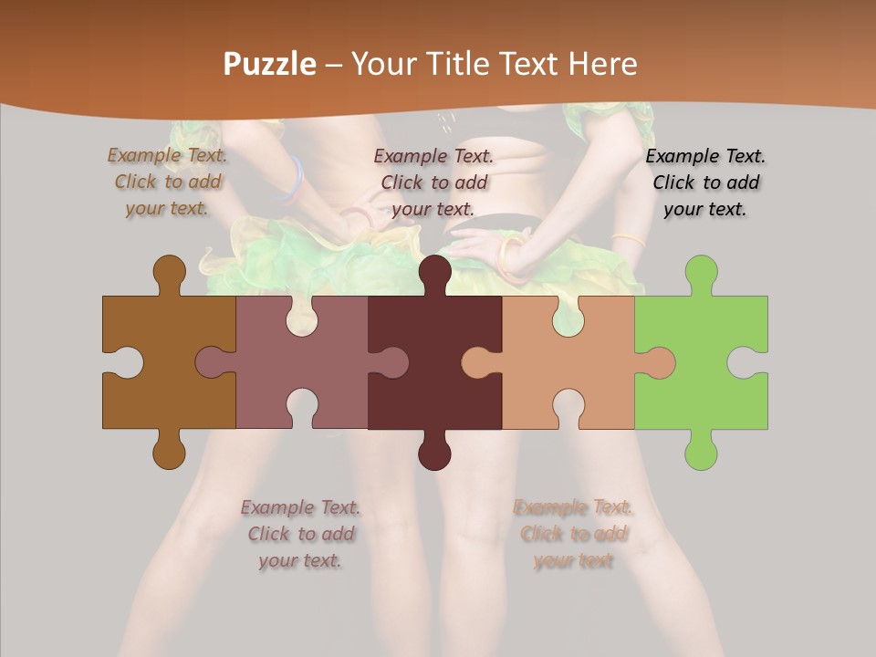 Elegance Graceful Posing PowerPoint Template