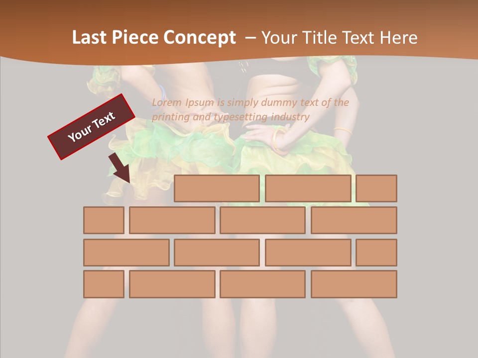 Elegance Graceful Posing PowerPoint Template