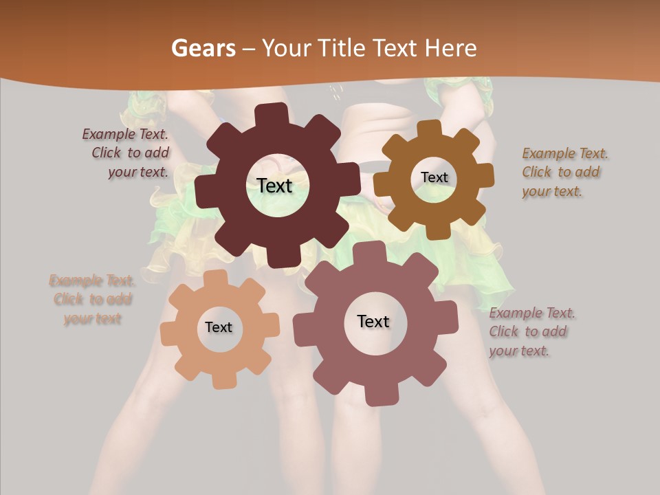 Elegance Graceful Posing PowerPoint Template