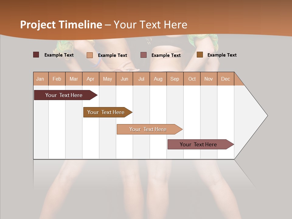Elegance Graceful Posing PowerPoint Template