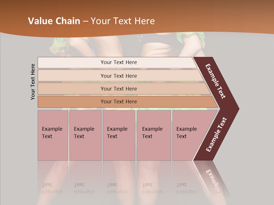 Elegance Graceful Posing PowerPoint Template
