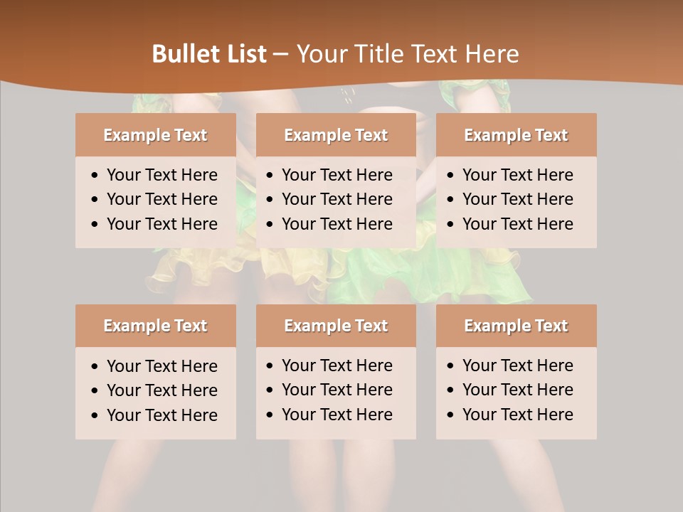 Elegance Graceful Posing PowerPoint Template