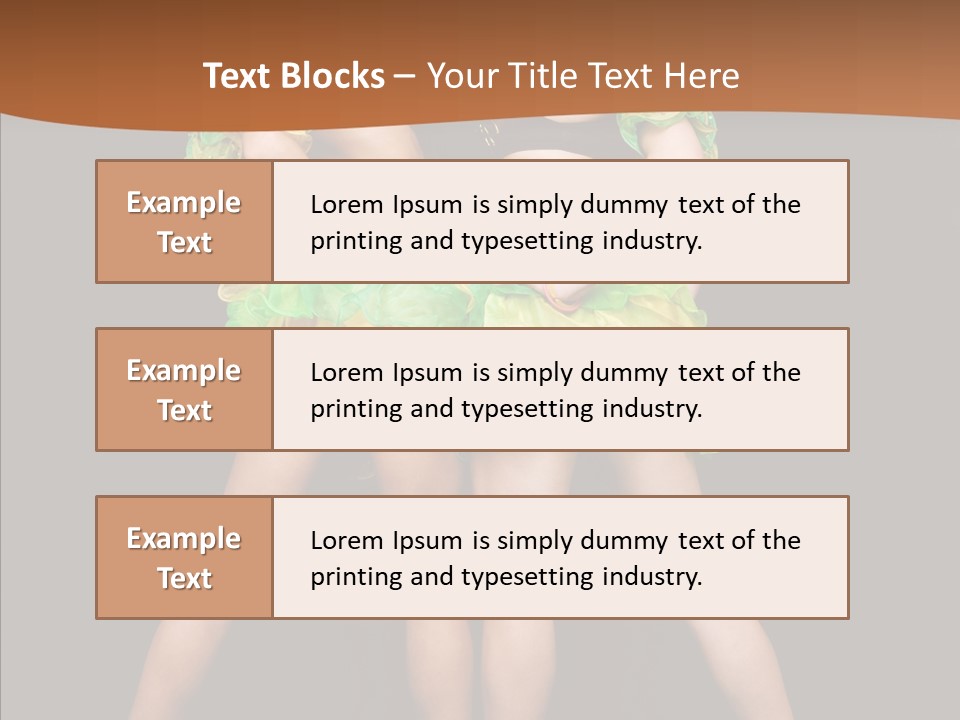 Elegance Graceful Posing PowerPoint Template