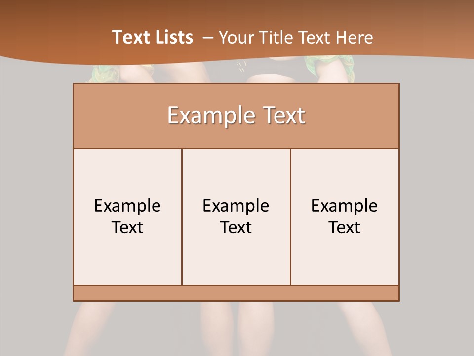 Elegance Graceful Posing PowerPoint Template