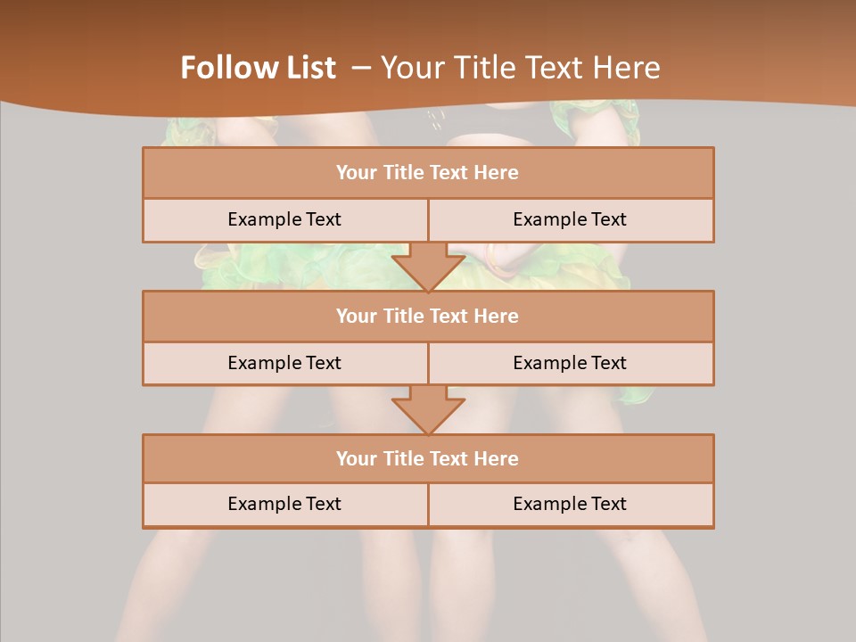 Elegance Graceful Posing PowerPoint Template