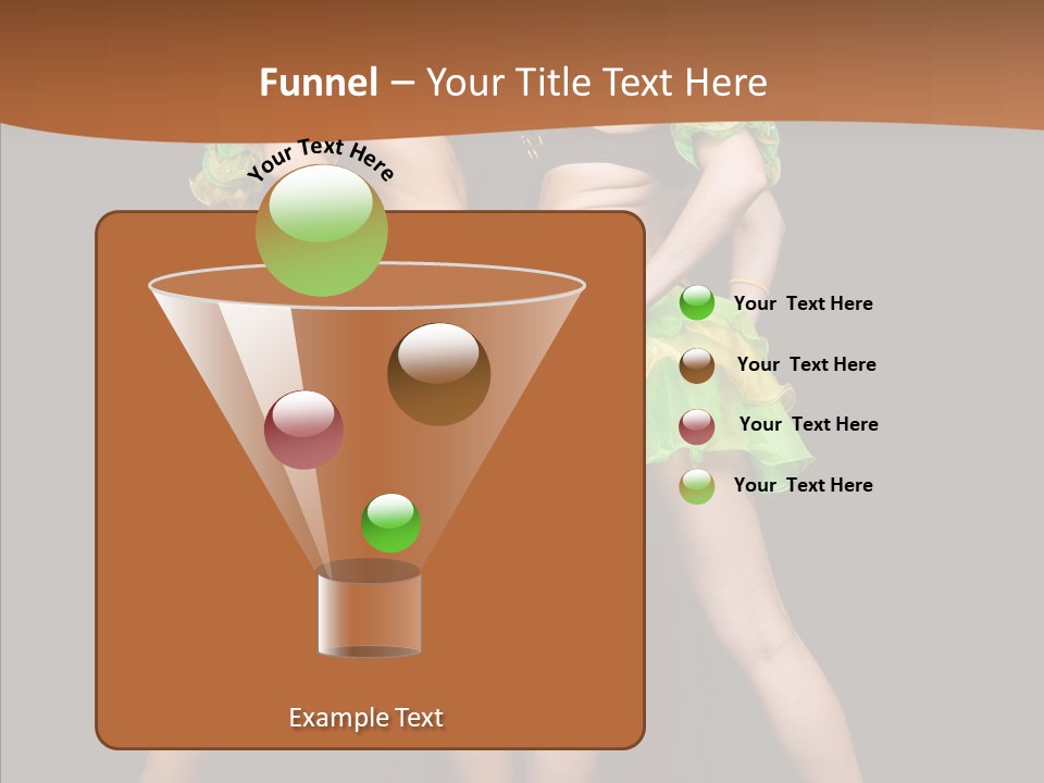 Elegance Graceful Posing PowerPoint Template