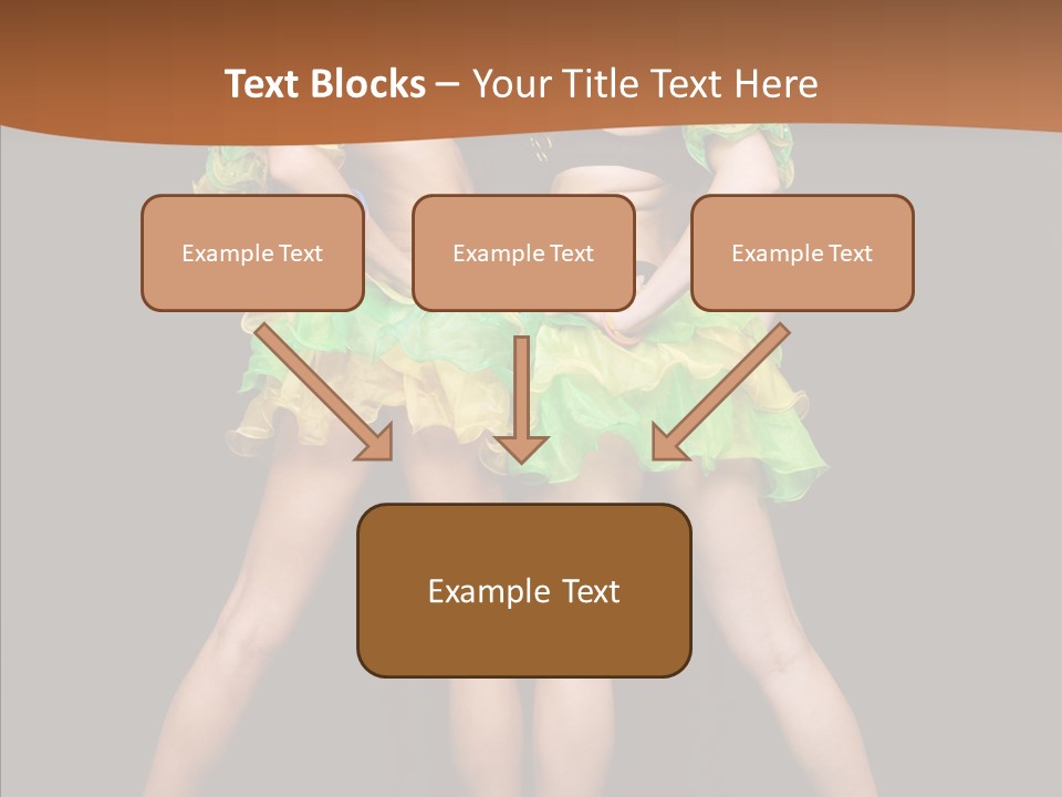 Elegance Graceful Posing PowerPoint Template