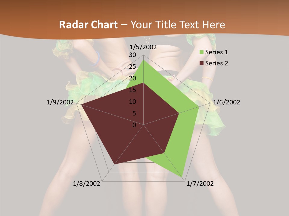 Elegance Graceful Posing PowerPoint Template