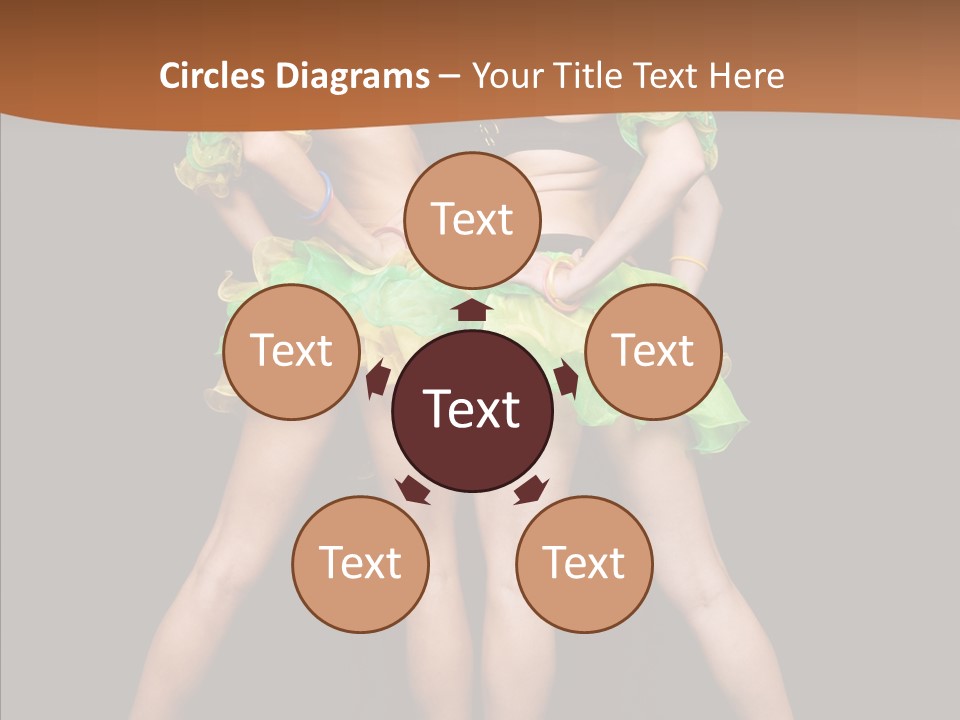 Elegance Graceful Posing PowerPoint Template